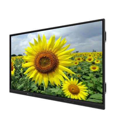 Tabuleiros interativos para escolas Conferência Tabuleiro interativo inteligente de 65 polegadas Tabuleiro Android Sistema Windows Display interativo de painel plano