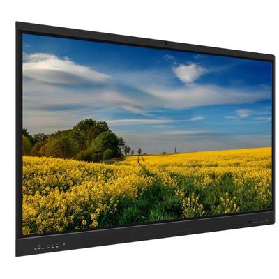 Mural Monte Interativo touch screen Whiteboard 75 polegadas com Tipo-C USB HDMI VGA RJ45 Interface Software de reunião de ensino