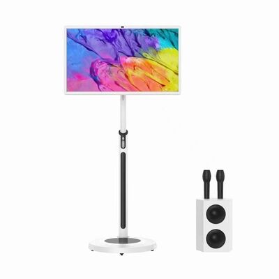 32 polegadas IPS LCD touch screen portátil Smart TV display publicitário com Android OS incorporado CMS Capacitive Multi-Touch