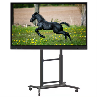 Quadro Interativo 4K de 65 75 86 Polegadas, Lousa Digital Inteligente com Tela Sensível ao Toque, Certificado Google EDLA, para Ensino Escolar e Escritório