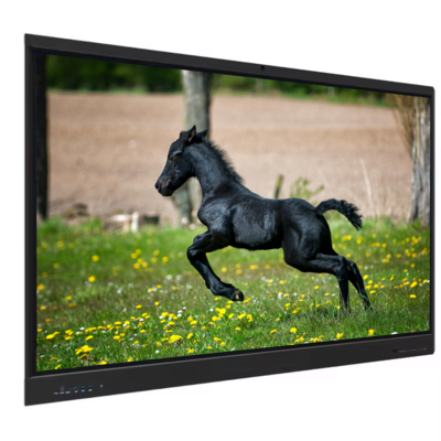 Quadro Interativo 4K de 65 75 86 Polegadas, Lousa Digital Inteligente com Tela Sensível ao Toque, Certificado Google EDLA, para Ensino Escolar e Escritório