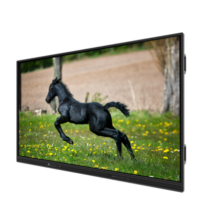 Quadro Interativo 4K de 65 75 86 Polegadas, Lousa Digital Inteligente com Tela Sensível ao Toque, Certificado Google EDLA, para Ensino Escolar e Escritório