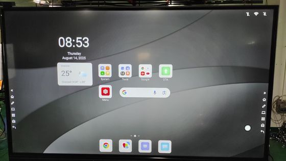 2x15W alto-falantes Interativo touch screen monitor Com microfone opcional e dimensão do produto 1990 por 1203 por 113mm Projetado para salas de reuniões