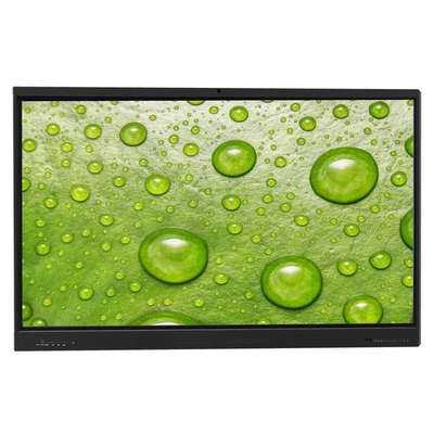 Painel Interativo Plano 86 Polegadas para Ensino Online E-learning Escritório Android PC Computador USB HDMI VGA Software de Quadro Branco Alto-falante Embutido