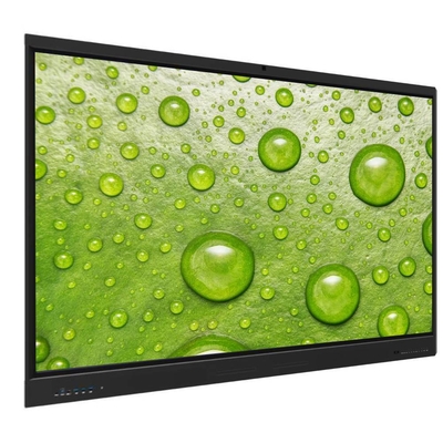 Painel Interativo Plano 86 Polegadas para Ensino Online E-learning Escritório Android PC Computador USB HDMI VGA Software de Quadro Branco Alto-falante Embutido