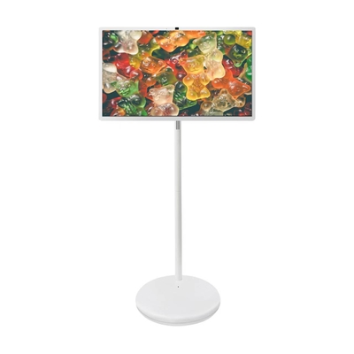 27 32 Polegadas Android 13 14 8+128G Ram E Rom Com Câmera 1300W Suporte Móvel 2x5W Para TV Doméstica Reunião Quadro Menu Monitor