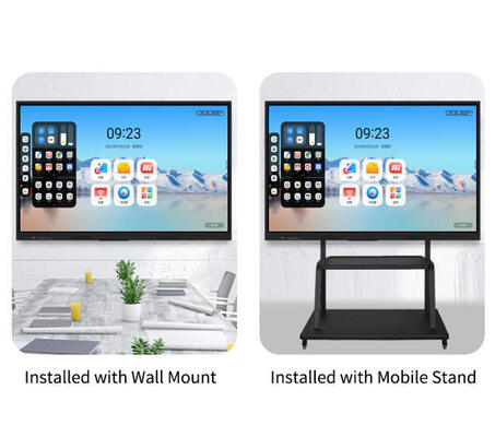 75 polegadas iBoard Quadro interativo Painel plano inteligente Certificado EDLA