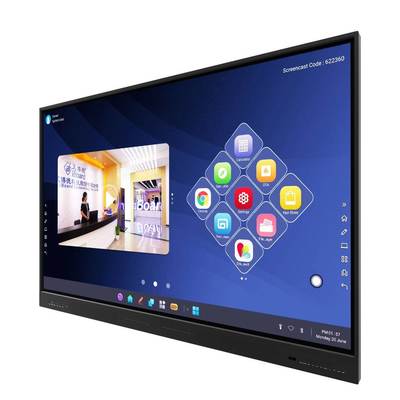 Brochura Iboard YL5W-75 para Android 13.0 8G 128G 500cd/m2 Com Alto-falante, Câmera Wifi e Microfone Para Projetos Escolares, Reuniões de Escritório