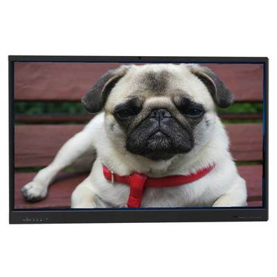 Quadro interativo inteligente LCD com tela sensível ao toque de alta qualidade e preço de fábrica, 4k, 65, 75, 85, 96, 110 polegadas, software multilíngue Android para ensino e negócios