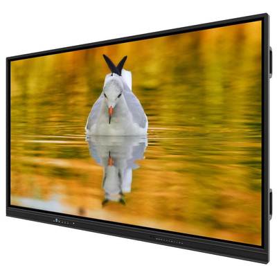 LED Interactive Whiteboard com Android 14 Ultra Fine Infrared Touch e Microfone de câmera opcional para escolas e reuniões