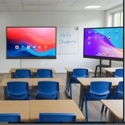 IBoard Touchscreen Interativo Painel Flat com Windows OPS Computador Opcional, 1,07 G Profundidade de Cor (8bits+FRC) e 350 Cd/m2 Brilho para salas de reuniões modernas