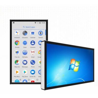 Sinalização Digital LCD Android de 43 polegadas com Wi-Fi e Touchscreen Infravermelho ou Capacitivo para Quiosque de Publicidade em Lojas e Hotéis