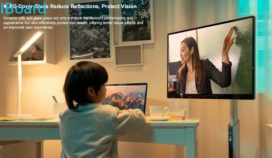 Tabuleiro interativo sem fio de 32 polegadas com câmera embutida e TV portátil de tela inteligente