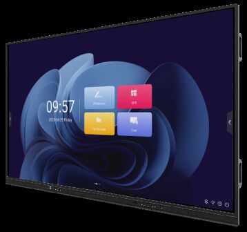 Monitor de tela sensível ao toque de quadro branco com infravermelho IR Com porta de dados USB Dureza 7h