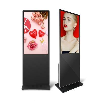 75 Polegadas Digital Signage com Tela Sensível ao Toque Habilitada e Suporte Multilíngue para Exibição Publicitária no Varejo