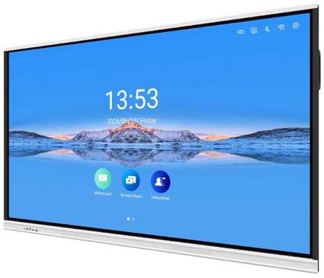 86 polegadas Tabuleiro Interativo com tela 4K UHD e 20/40 pontos de toque para aprendizagem colaborativa