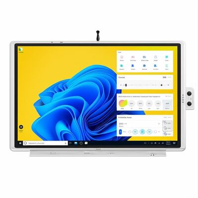 LCD Smart Board Tabuleiro Interativo com Android 14/15 EDLA Certificação 65/75/86 polegadas Suporte Multi-OS para ensino e reuniões