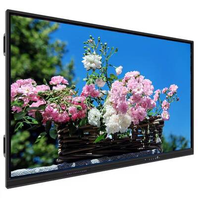 Quadro Interativo IBoard 4K Ultra HD com Tecnologia de Toque Infravermelho e Sistema Operacional Duplo para Ensino Inteligente