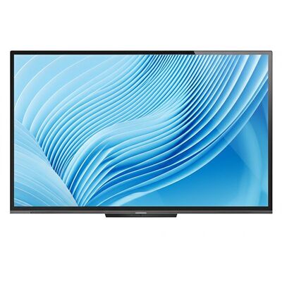 Painel interativo de 92 polegadas com resolução 5K e sistema operacional duplo para salas de aula e reuniões