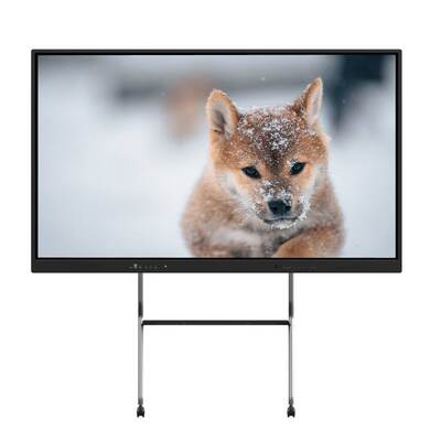 Painel Interativo Plano de 86 Polegadas com Android WiFi e Software de Quadro Branco Integrado para Salas de Aula e Escritórios