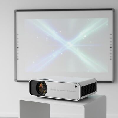 iBoard Projector portátil a laser DLP barato 4K Whiteboard Ultra Short Throw Projector para sala de aula Placas de ensino escolares