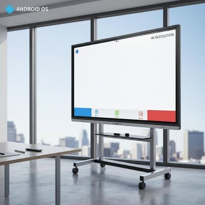 110 polegadas Resolução 4K Android OS Interativo Whiteboard Smart Board para educação e reuniões de escritório