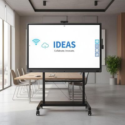 Quadro Branco Digital 4k Display 55 65 75 86 Polegadas Tela Multi Touch Smart Board Painel Plano Interativo