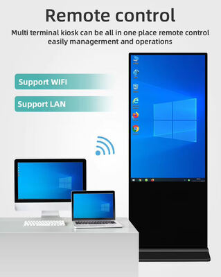 Sistema Android para Sinalização Digital com Tela Multitoque Infravermelha, Suporte Multi-OS e Resolução Full HD para Publicidade Interativa