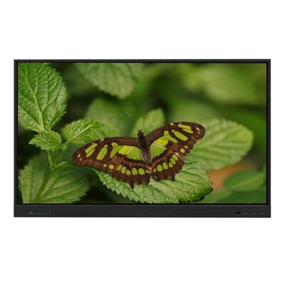 Quadro Interativo Inteligente Android 14 de 65 Polegadas com 8+128G e Ferramentas de Ensino