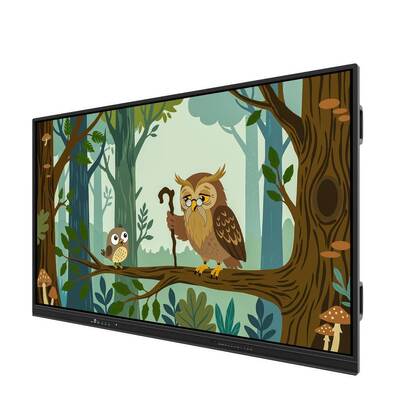Placa Interativa LED Android 4K de 75 polegadas com Toque de Dedo e Projetor USB para Quadro Branco