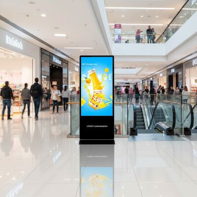 Sistema Operacional Android Sinalização Digital Capacidade de Toque Opcional Telas Interativas para Soluções de Comunicação Empresarial e Marketing