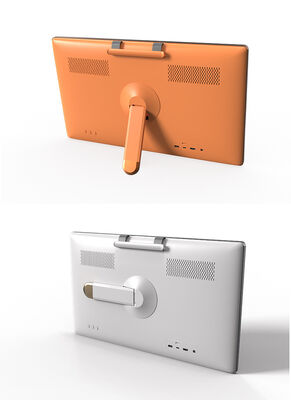 QR Code Scanner Construído na tela sensível ao toque Kiosk Estilo de moda com relação de contraste de 4000 para 1 projetado para interação do cliente