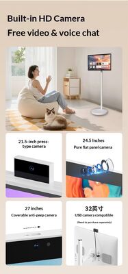 Quiosque portátil de tela sensível ao toque Android de 32 polegadas com tela capacitiva multitoque para sinalização digital interativa