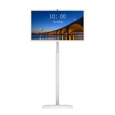 24.5 polegadas 8GB de RAM Vídeo móvel Reunião Monitor táctil Display Desktop E piso de pé