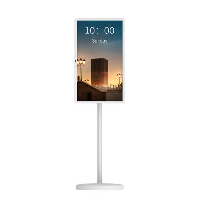 24.5 polegadas 8GB de RAM Vídeo móvel Reunião Monitor táctil Display Desktop E piso de pé