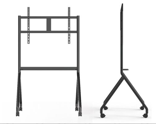 Carrinho de TV móvel com suporte móvel para telas interativas Smart TV adequado para tamanhos de 65 a 86 polegadas