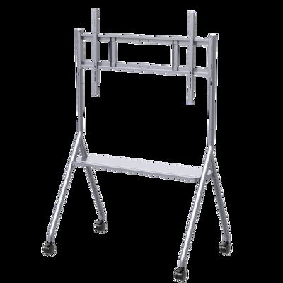 Carrinho de TV móvel com suporte móvel para telas interativas Smart TV adequado para tamanhos de 65 a 86 polegadas