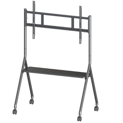 Carrinho de TV móvel com suporte móvel para telas interativas Smart TV adequado para tamanhos de 65 a 86 polegadas