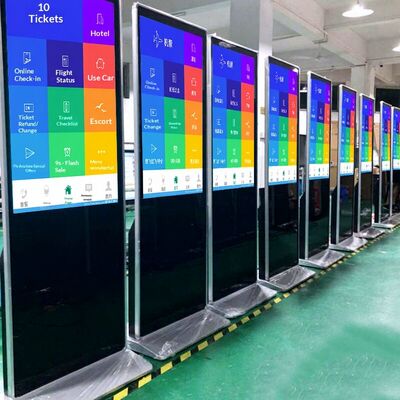 iBoard 43 polegadas de piso vertical LCD touch screen Indoor Smart Publicity Screen Display Digital Signage Advertising Player
