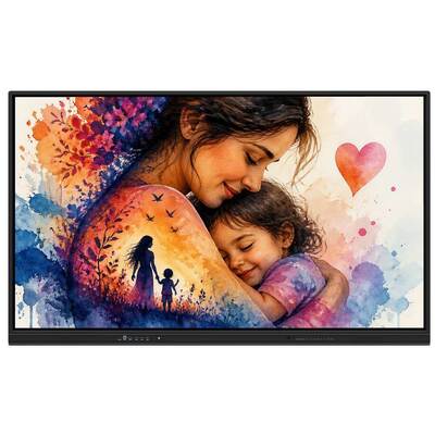 Iboard Smart Android USB HDMI TYPE-C RJ45 Touch Monitor 75 polegadas Wifi para reuniões e aprendizado