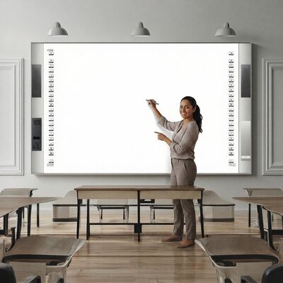 55 65 75 85 98 100 polegadas China Educação Digital Interativa Painel Flat Touch Screen Whiteboard Smart White Board para a Escola