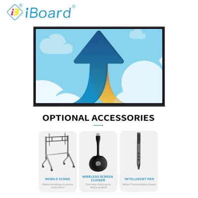 98 polegadas Interativo Painel Flat Não Android Sistema Infravermelho Touch Multi-touch Point Utilização em conjunto com OPS ou Computador Externo