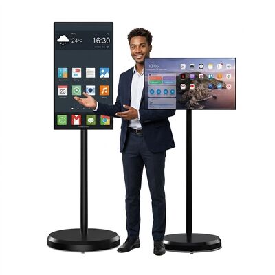 Quiosque portátil de tela sensível ao toque Android de 32 polegadas com tela capacitiva multitoque para sinalização digital interativa