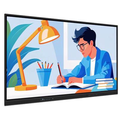 75 polegadas Android PC Smart Panel Wifi HDMI USB 50 pontos de toque para escritório de reuniões