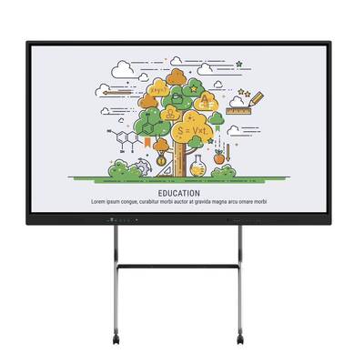 86 polegadas Android PC i5 i7 Dual System 50 Touch 4K Interactive Whiteboard para escritório de classe