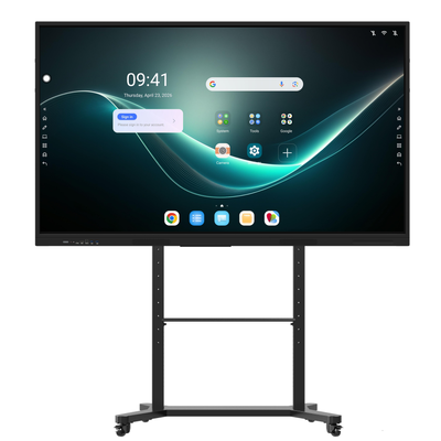 Último Android 15 (32+512GB) 86 polegadas Painel Interativo Flat para solução de ponta