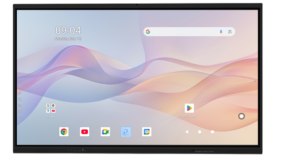 Último Android 15 (32+512GB) 86 polegadas Painel Interativo Flat para solução de ponta