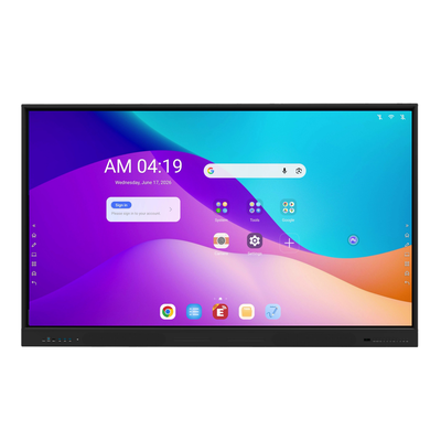 Google EDLA certificado Android 16 Interativo Flat Panel Displays 65/75/86/98 polegadas do iBoard