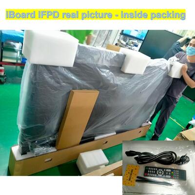 iBoard Interactive Flat Panel 86 polegadas Resolução 4k Smart Touch com novo equipamento do sistema Android para reunião de escritório em sala de aula
