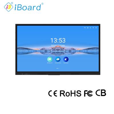 Painel Interativo Popular de 65 Polegadas com Resolução 4K, Smart Touch e Novo Sistema Android para Equipamentos de Sala de Aula e Reuniões de Escritório